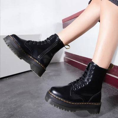 Sherry | Solide Stiefel aus echtem Leder