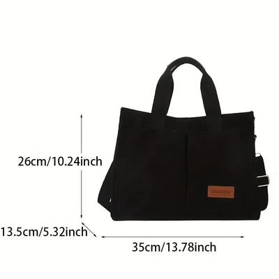 BRIELLE™ | SAC À MAIN EN VELOURS CÔTELÉ