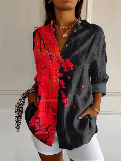 Rosanna - Bequemes Blusenshirt mit Blumen
