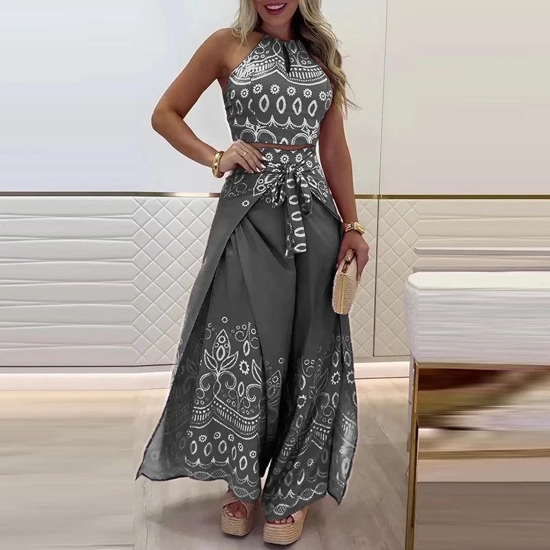 Salia - 2-Teilig Boho-Outfit mit Druck