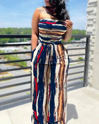 Emma - Bequemer Jumpsuit Off Schulter