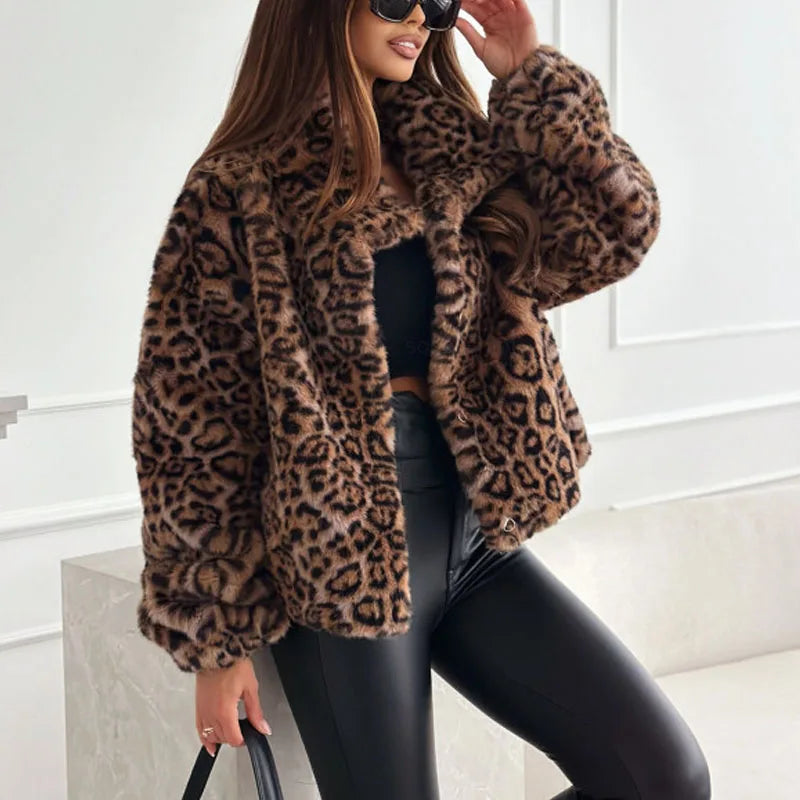 Chloe | Leopard-Print-Jacke