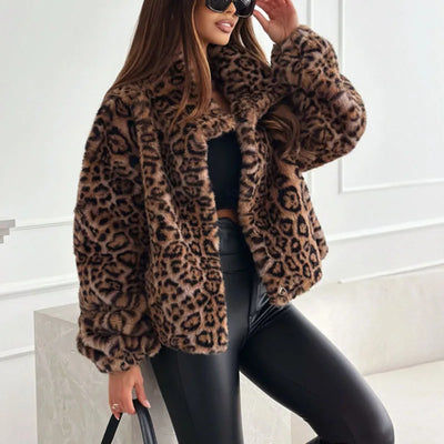 Chloe | Leopard-Print-Jacke