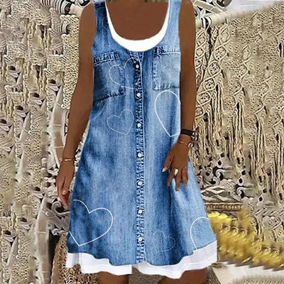 Sofia™ | Weiches und elegantes Jeanskleid