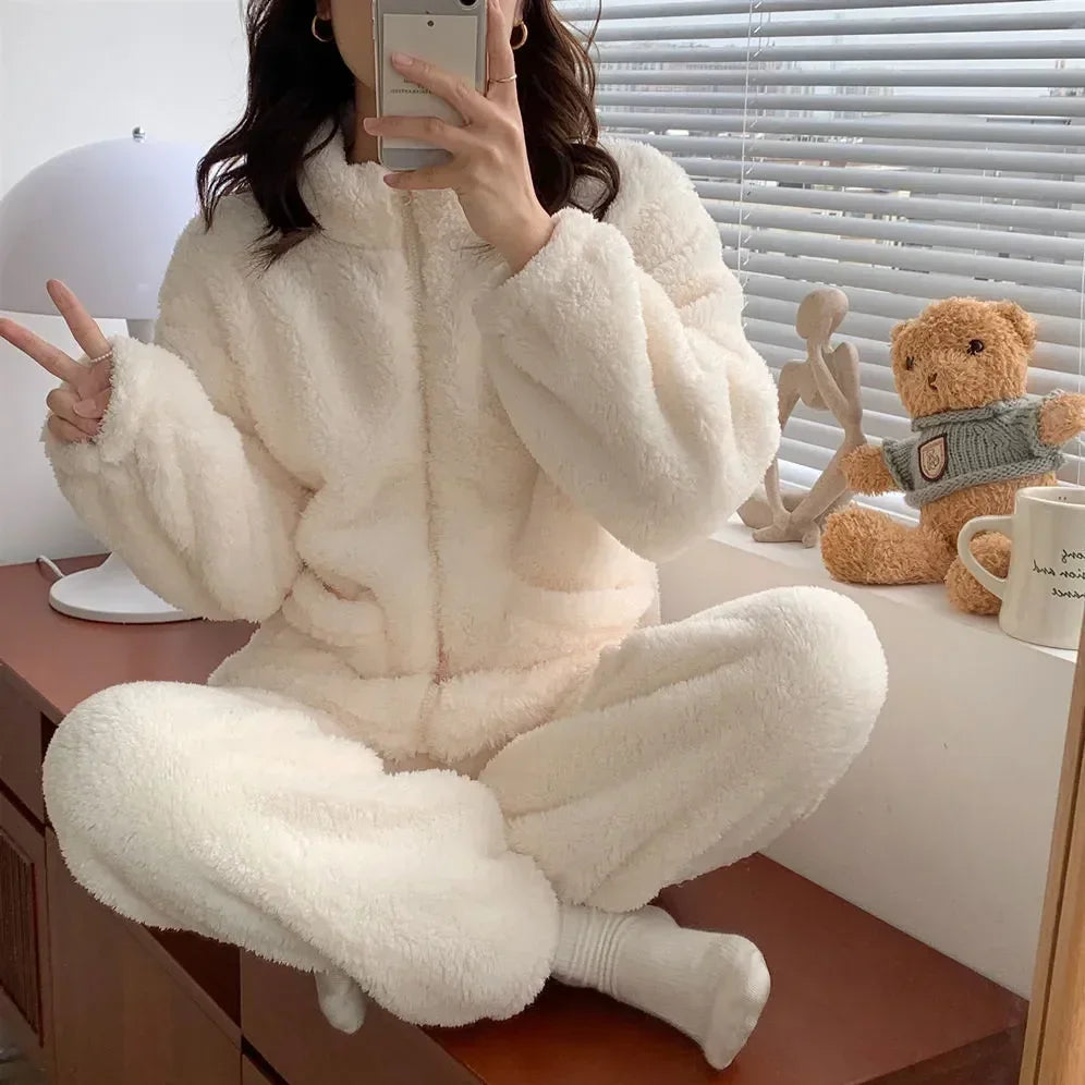 Ameli - Pyjama aus Wolle für Frauen