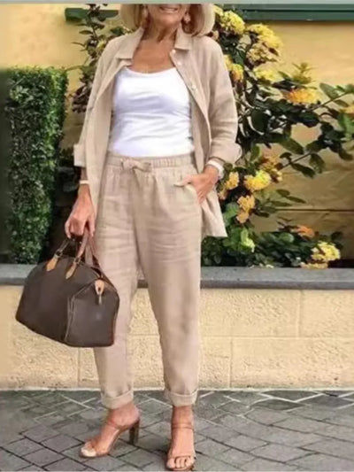 Hatice - 2 Teiliges Leinenset