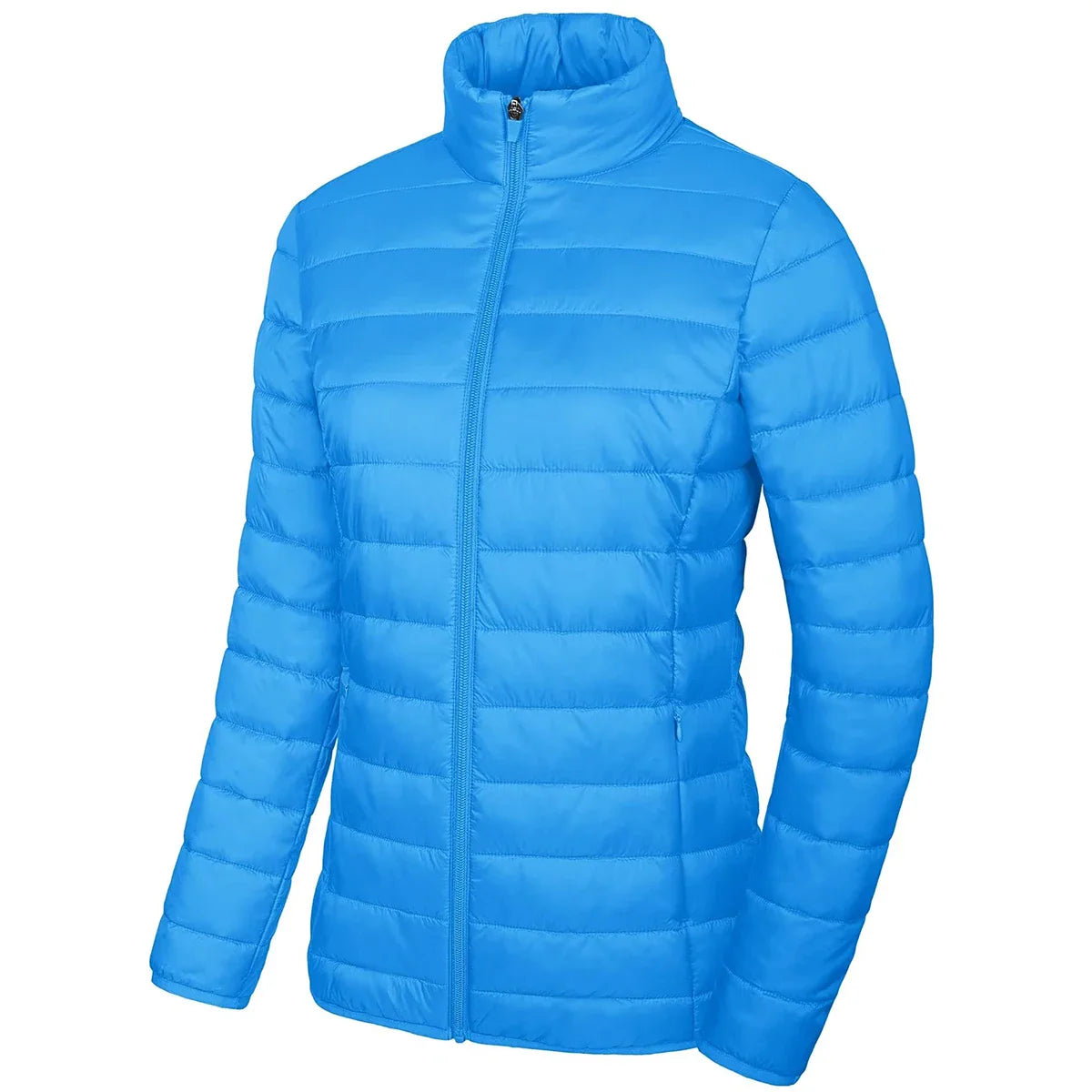 Hala - Puffer jacket with ribbed trim