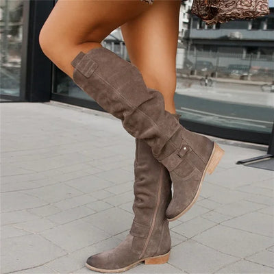 Lou | Lange Damenstiefel Mit Reißverschluss