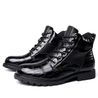 Jaecob | Krokodil-Lederstiefel