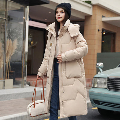 Holly - Warme Pufferjacke mit Fell (vegan)