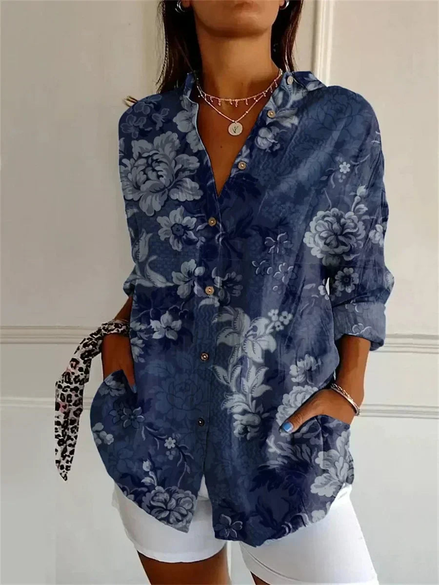 Rosanna - Bequemes Blusenshirt mit Blumen