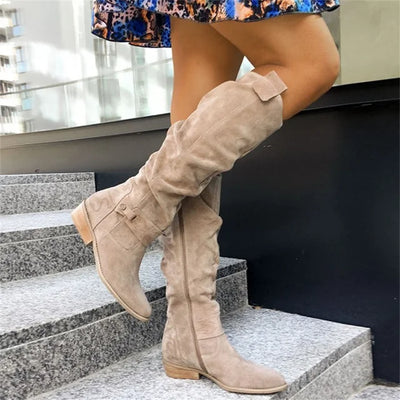 Lou | Lange Damenstiefel Mit Reißverschluss