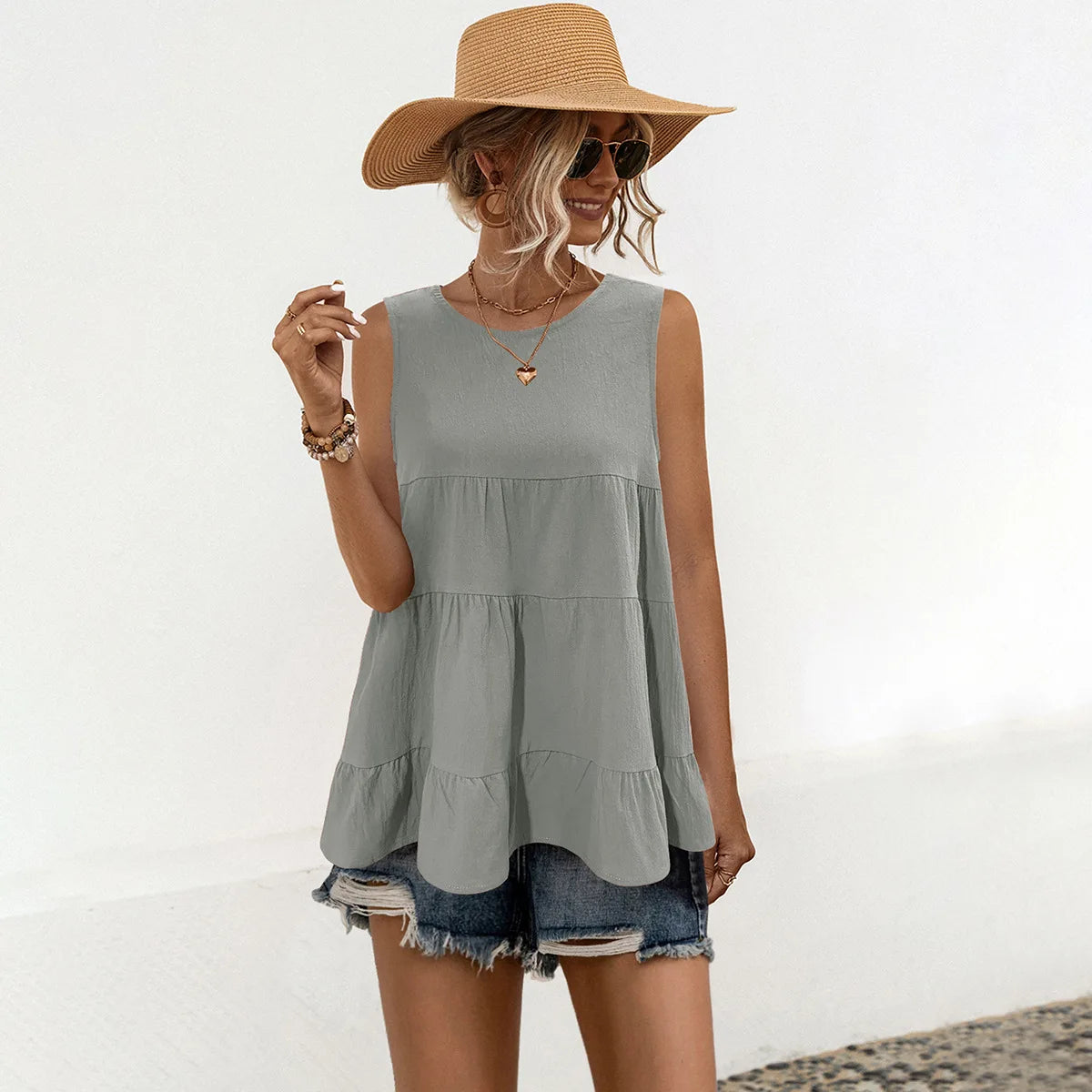 Jazmin - Armlose Oberteile