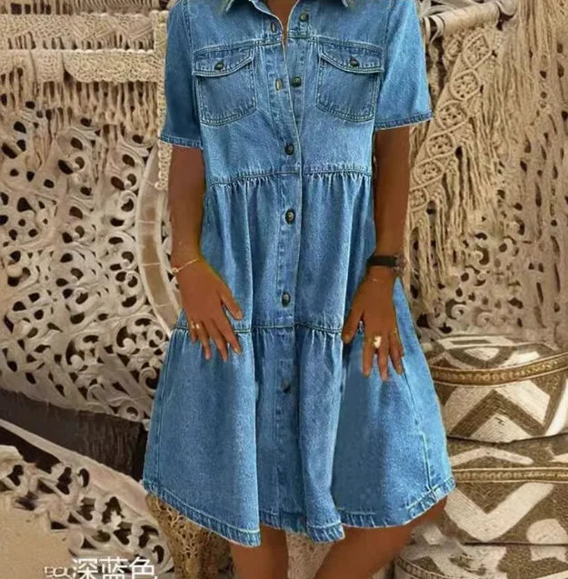 Sofia® | Boho Denimkleid