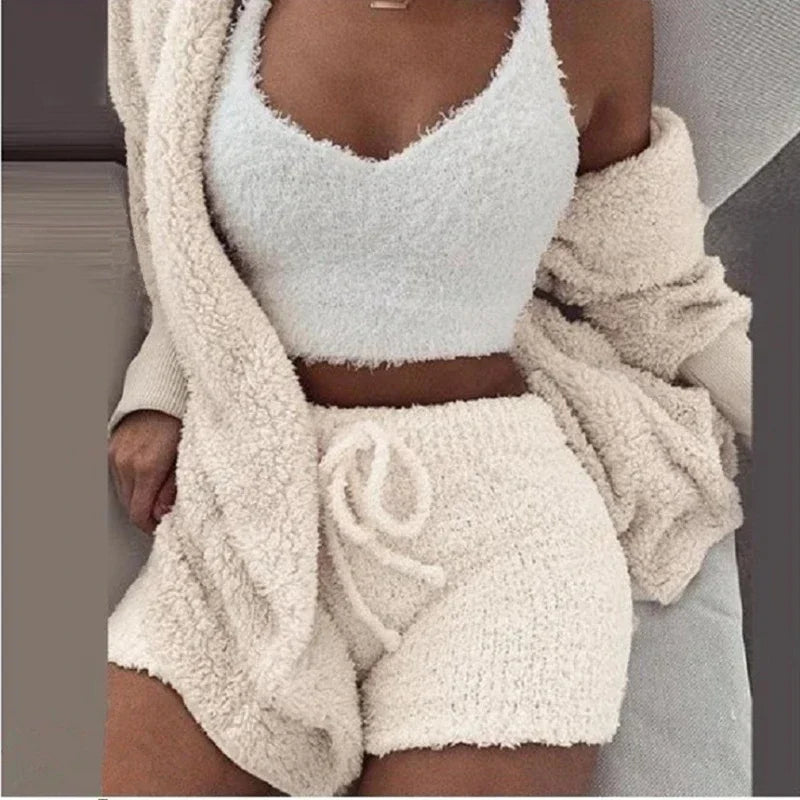 Cecile - Wolle Pyjama für Frauen