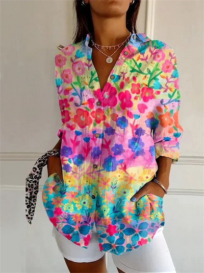 Rosanna - Bequemes Blusenshirt mit Blumen