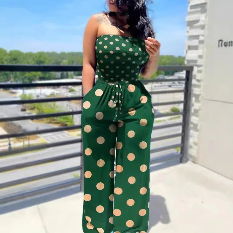 Emma - Bequemer Jumpsuit Off Schulter