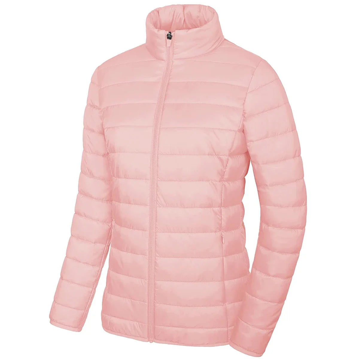 Hala - Puffer jacket with ribbed trim