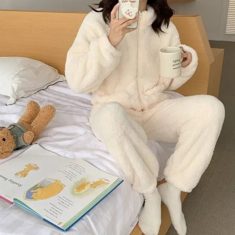 Ameli - Pyjama aus Wolle für Frauen