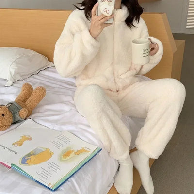 Ameli - Pyjama aus Wolle für Frauen