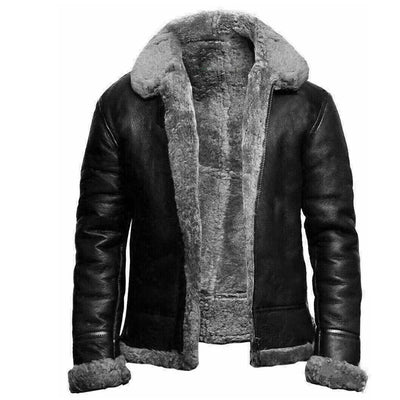 Romano® - Elegante cappotto invernale realizzato in pelle 