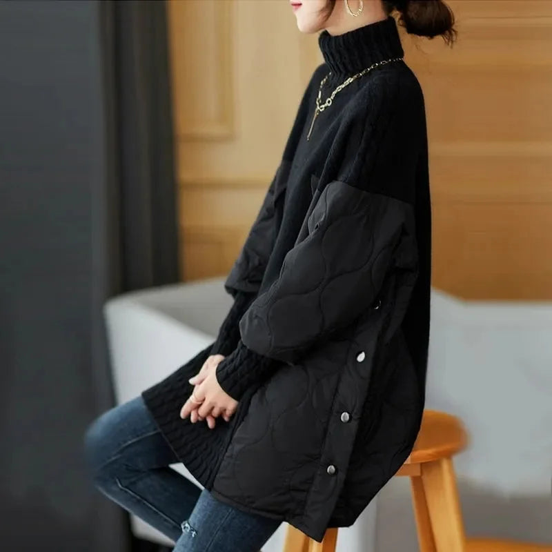 Kelly | Rollkragenstrickpullover