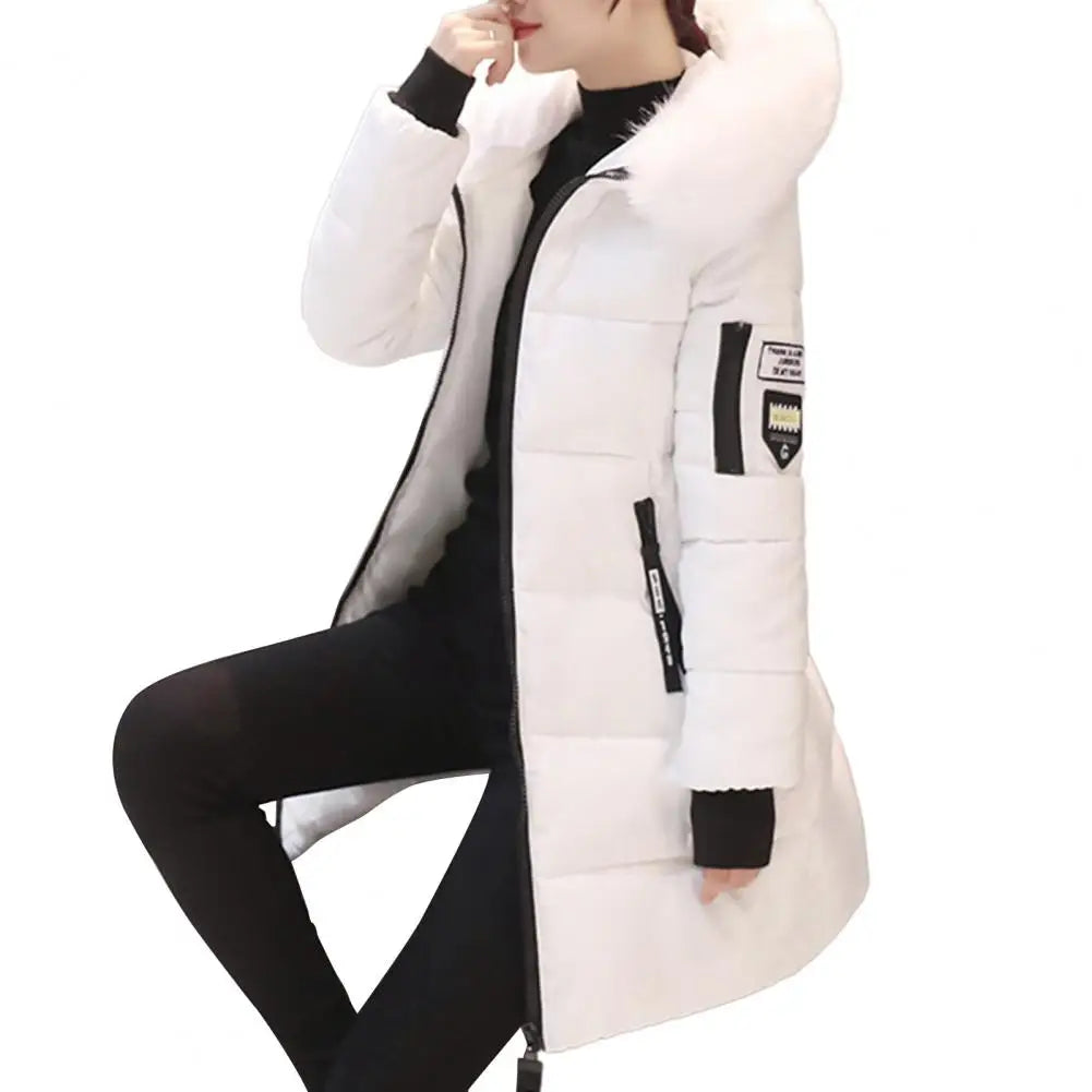 Holly - Warme Pufferjacke mit Fell (vegan)