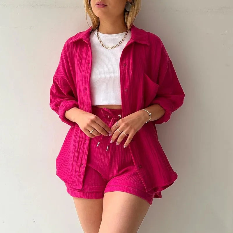 Lot de 2 'Serena' composé d'une blouse et d'un short