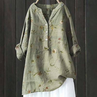 Jovita - Bluse Mit Blumendruck