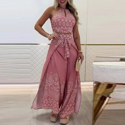 Salia - 2-Teilig Boho-Outfit mit Druck