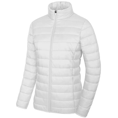 Hala - Puffer jacket with ribbed trim