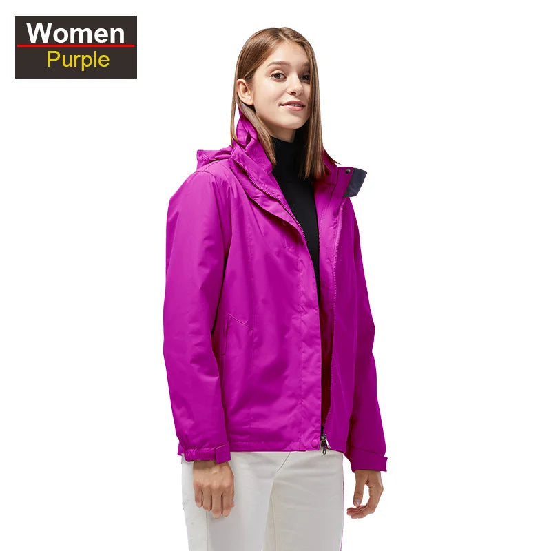 Helena - Lange 3 in 1 wasserdichte Wanderjacke - Unisex