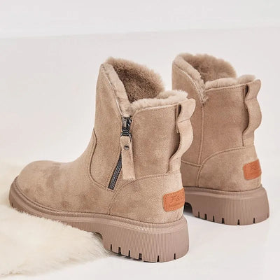 Faye | Kuschelige Stiefel mit Reißverschluss und Wollfutter