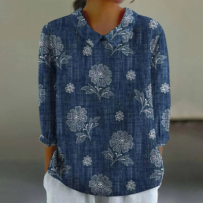 Saia - Bunte Leinen Top
