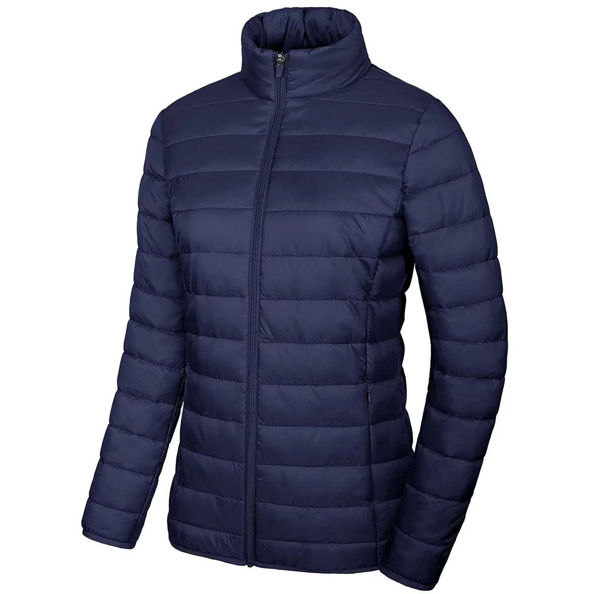 Hala - Puffer jacket with ribbed trim