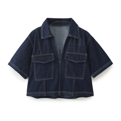 Sofia® | V-Ausschnitt Denim-Set