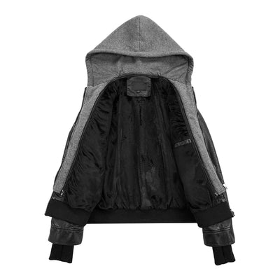Lilian - Elegante Leder-Motorjacke