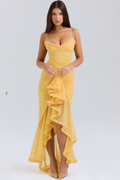 Edith - Bezauberndes Rüschenkleid