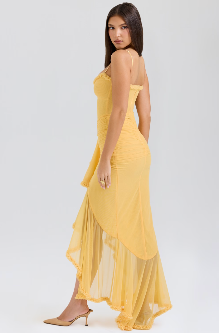 Edith - Bezauberndes Rüschenkleid
