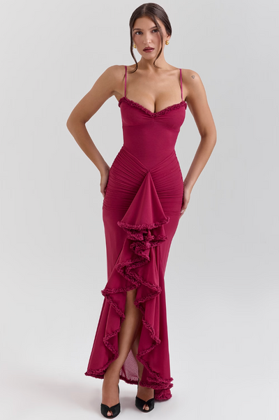 Edith - Bezauberndes Rüschenkleid