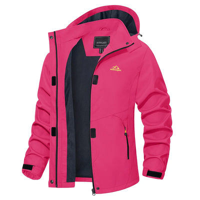 Kiki - Lange wasserdichte Wanderjacke - Abnehmbare kapuze