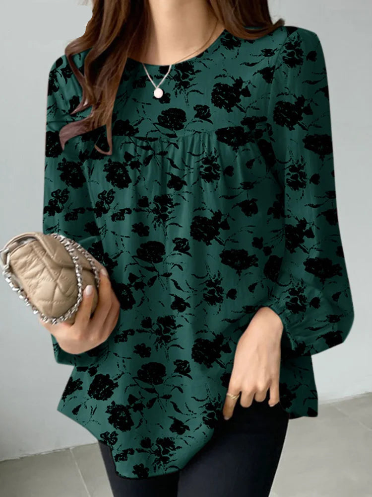 Amelia - Elegantes Top Mit druck