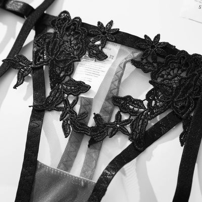Elena | Set di lingerie francese 3 pezzi