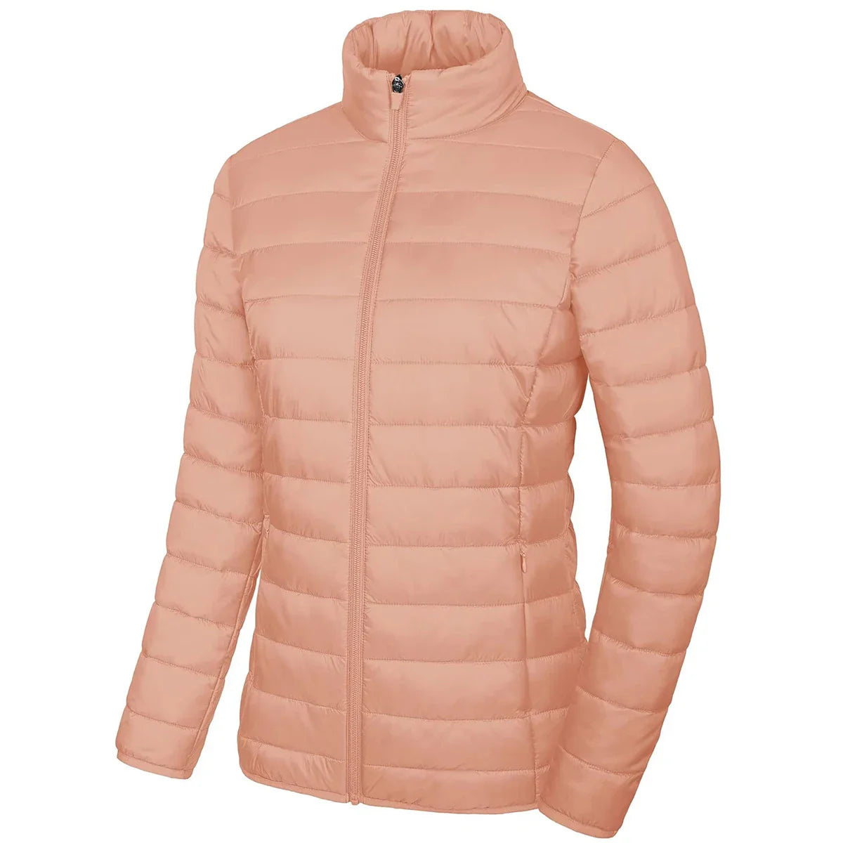 Hala - Puffer jacket with ribbed trim
