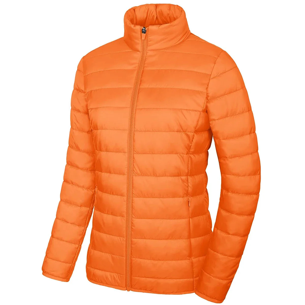 Hala - Puffer jacket with ribbed trim