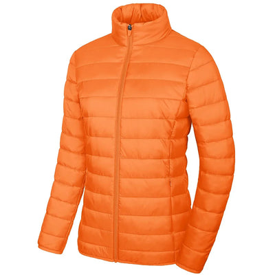 Hala - Puffer jacket with ribbed trim