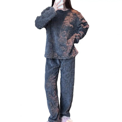 Patty - Wolle Winter Pyjama für Frauen