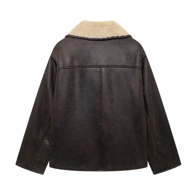 Hirella - Lederjacke mit Taschen