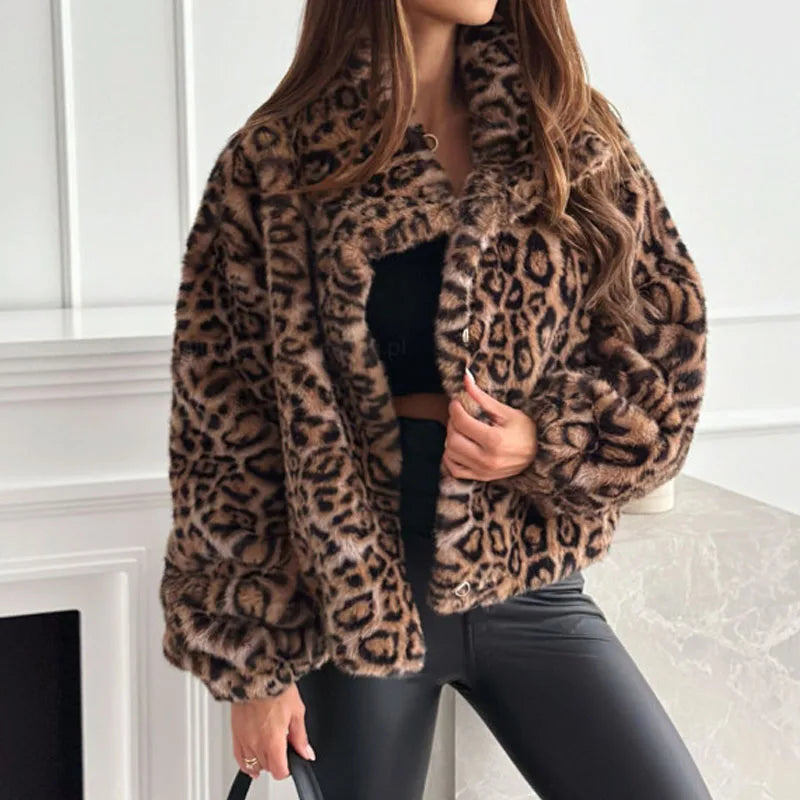 Chloe | Leopard-Print-Jacke