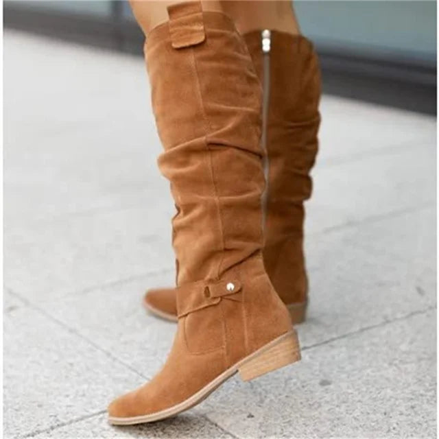 Lou | Lange Damenstiefel Mit Reißverschluss